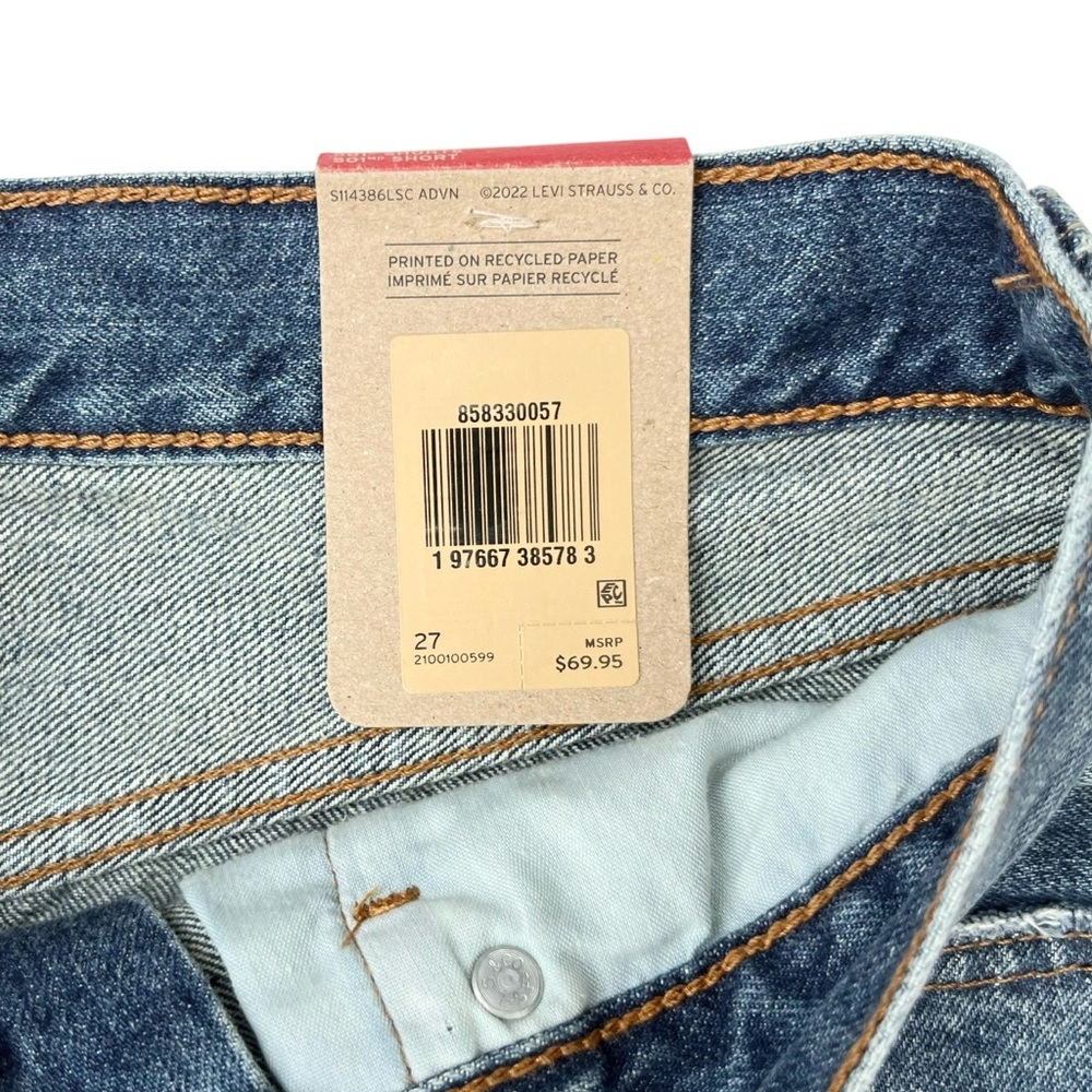 Levi’s 501 NWT Denim Jean Short High Rise 27 - Picture 5 of 13